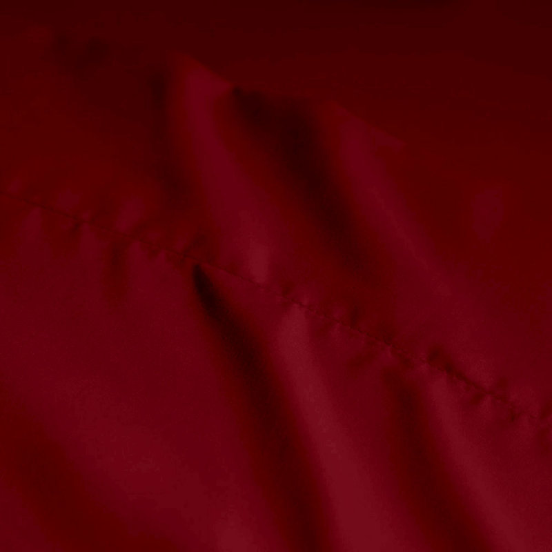 Wayfair Basics® 1800 Series Soft Microfiber Sheet Set, Burgundy, Twin Sheet Set with 1 Pillowcases