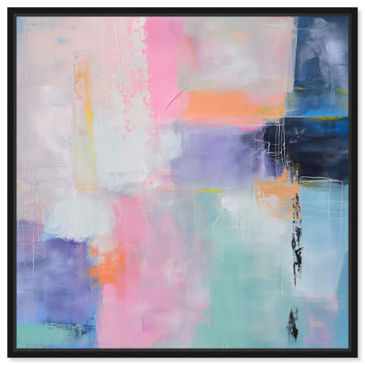 «Pastel Retro Canvas Modern Color Abstract» par Art Remedy