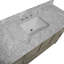Ensemble de meuble-lavabo simple 60 po avec comptoir gris vieilli Maven-1247952532