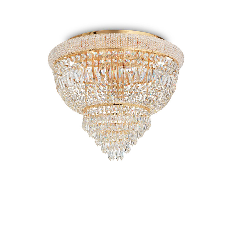 Ansel Flush Mount, Brass