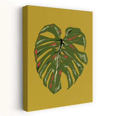 Art contemporain, plante abstraite, art tropical