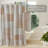 Liseron Cotton Blend Patchwork Shower Curtain