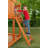 Timber Valley Swing Set with Wooden Roof-42309494-28758309