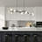 Dekisha 10-Light Glass Globe Branch Linear Chandelier