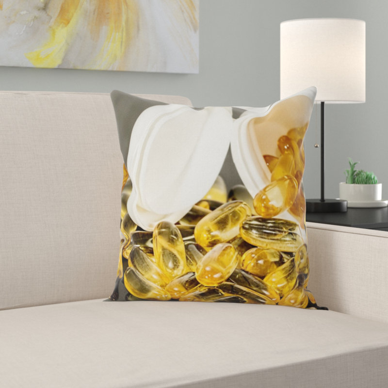Coussin décoratif capsule