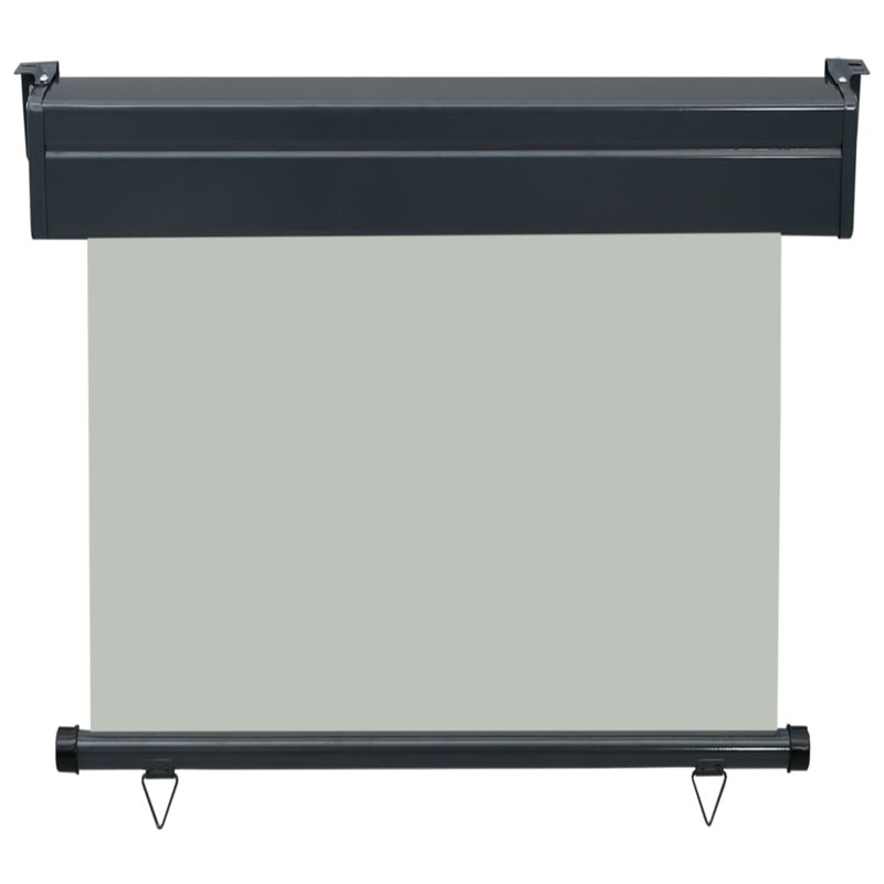 Ergin Balcony Side Awning, 250cm H x 85cm W, Grey