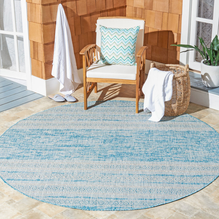 Amarien Performance Striped Indoor/Outdoor Area Rug