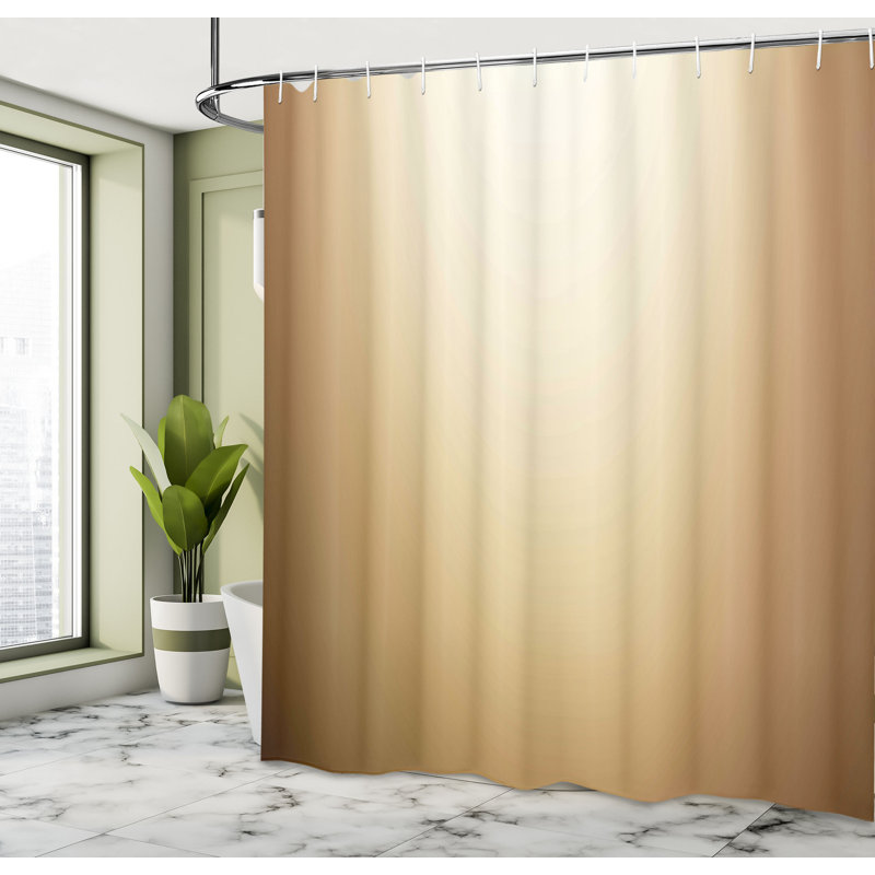 Ensemble de rideau de douche + crochets, H 69 po x l 105 po