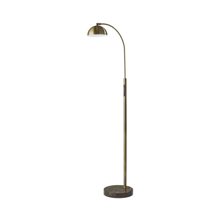 Lampe sur pied arquée 57,75 po Badlingham