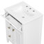 Meuble-lavabo 24 po avec lavabo blanc, meuble-lavabo avec un tiroir rabattable et deux tiroirs, tablette réglable-662345272