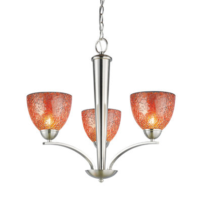 Lustre classique/traditionnel ombré 3 lumières Gennadius