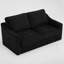 67" Upholstered Loveseat Modern Sofa With Thickened Cushions, Comfy Chenille 2-Seater Couch With Wider Armrests For Bedroom, Apartment, Office-1383979501