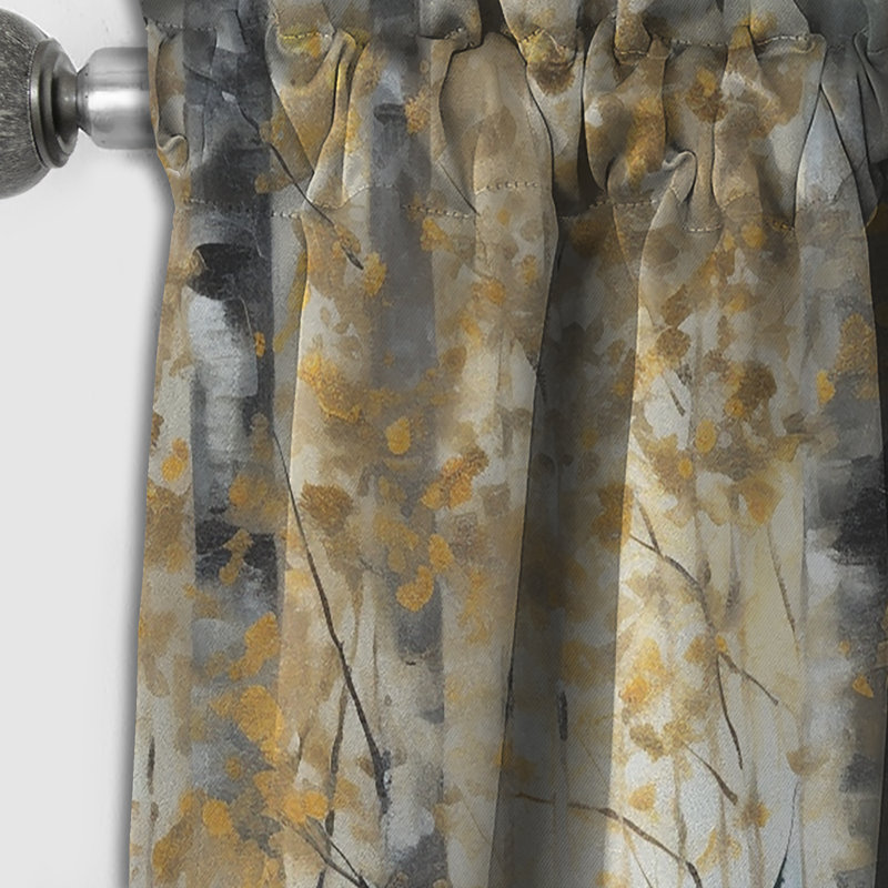 Birch Tree Forest Wonderland V - Rideau occultant nature - 1 panneau, L 52 po x L 95 po