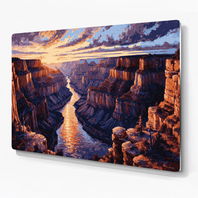Art mural mauve en villes, Grand Canyon, AZ
