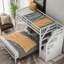 White Twin Over Full Loft Bed - Flipable Storage Compartment, Convenient And Practical With Staircase White, Valuable-130429149