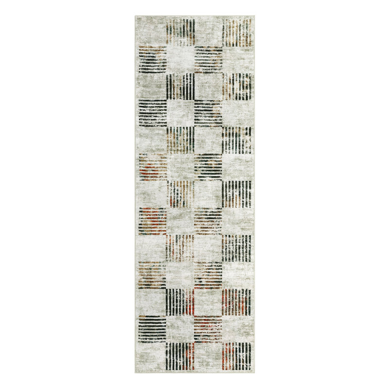 Modern Machine Washable Rug for Living Room Bedroom Non-Slip Area Rugs Foldable Rugs for Playroom Office Kitchen Dinning Room Entryway
