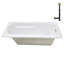 Baignoire de trempage en acrylique 72 po x 36 po, drain inclus-97545263