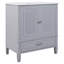 Meuble-lavabo de 30 po avec lavabo, espace de rangement multifonctionnel, tablette de porte, porte à fermeture en douceur-290266594-290266525