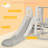 Costway Plastic Swing Set with 1 Slide(s)-60938696
