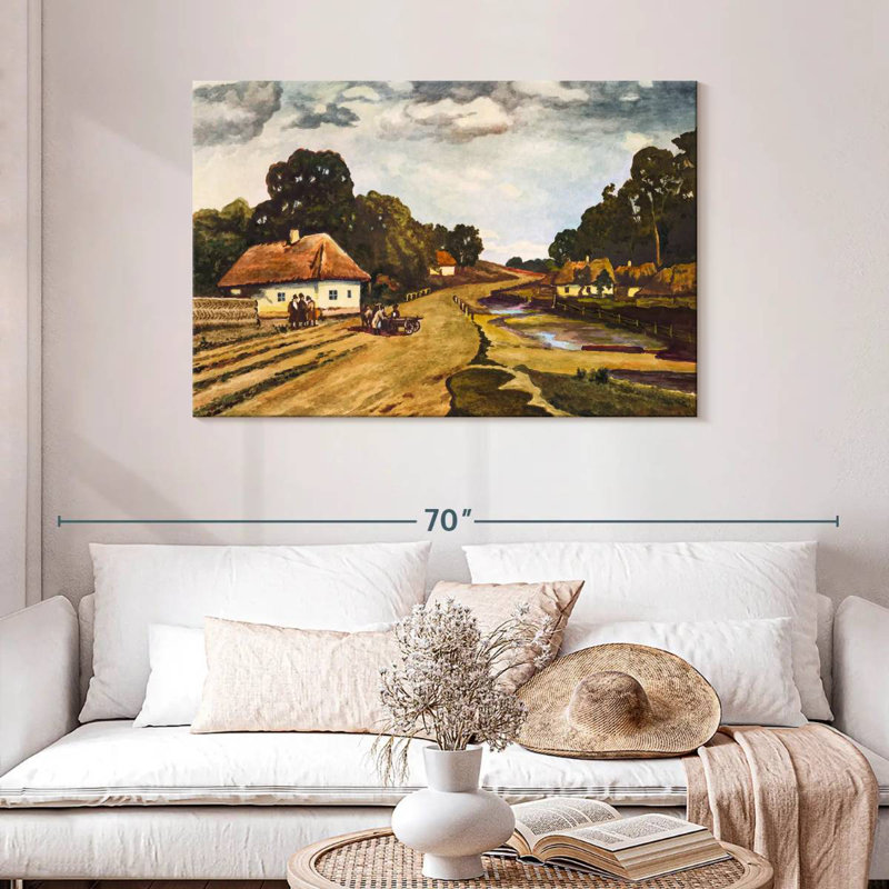 Paysage urbain d'Ukraine à Alvord, H 30 po x l 45 po