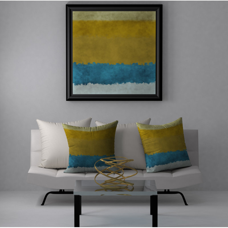 Housse de coussin décorative carrée de qualité Fab, 18 po x 18 po
