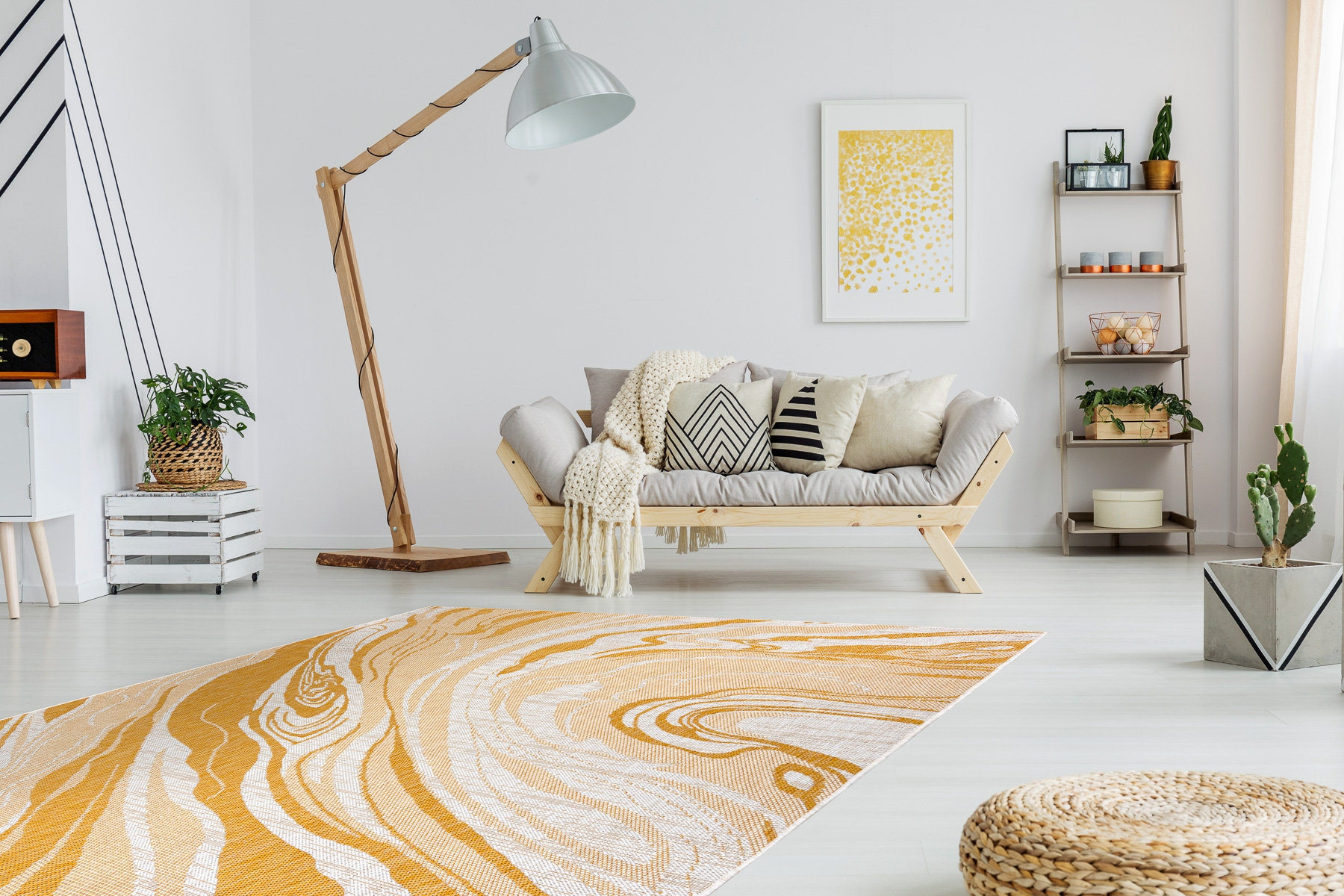Metro Lane Abstract Flat Woven Flatweave Area Rug | Wayfair.co.uk