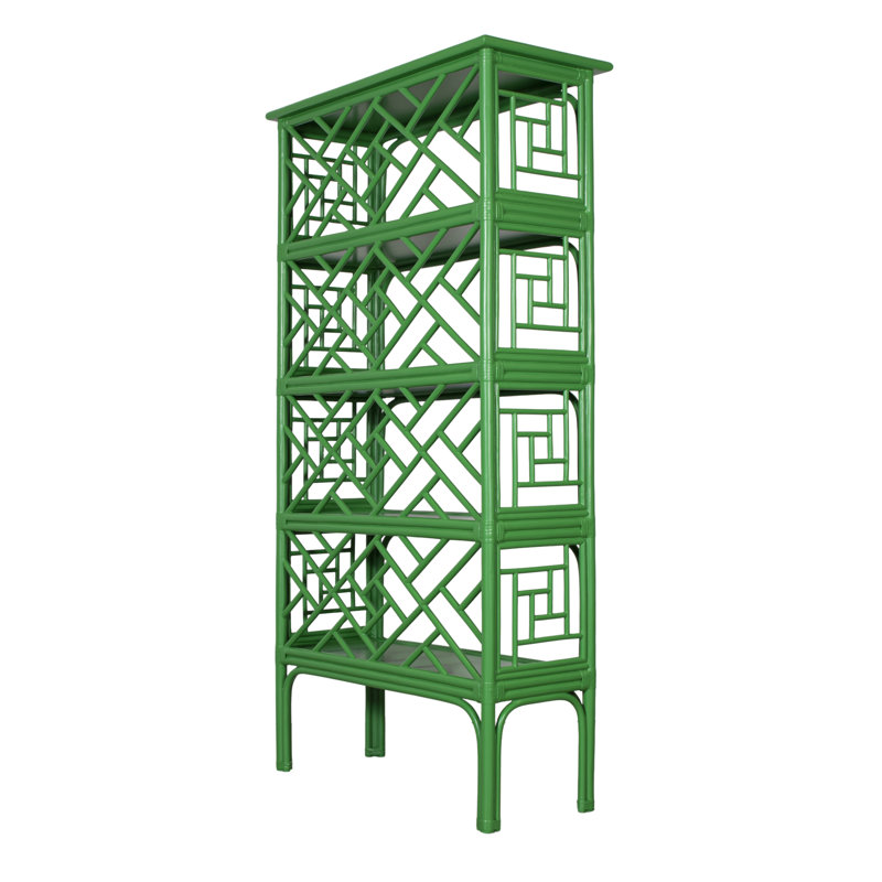 Chippendale Bookcase, Bright Green
