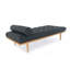 35.2'' Outdoor Chaise Lounge with Table