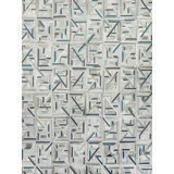 Natural Hide Cowhide Geometric Area Rug