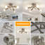 Plafonnier semi-encastré Charmes Modern Spoutnik, luminaires de cuisine industrielle, luminaire de salle à manger 4 lumières pour la chambre à coucher-1332810945