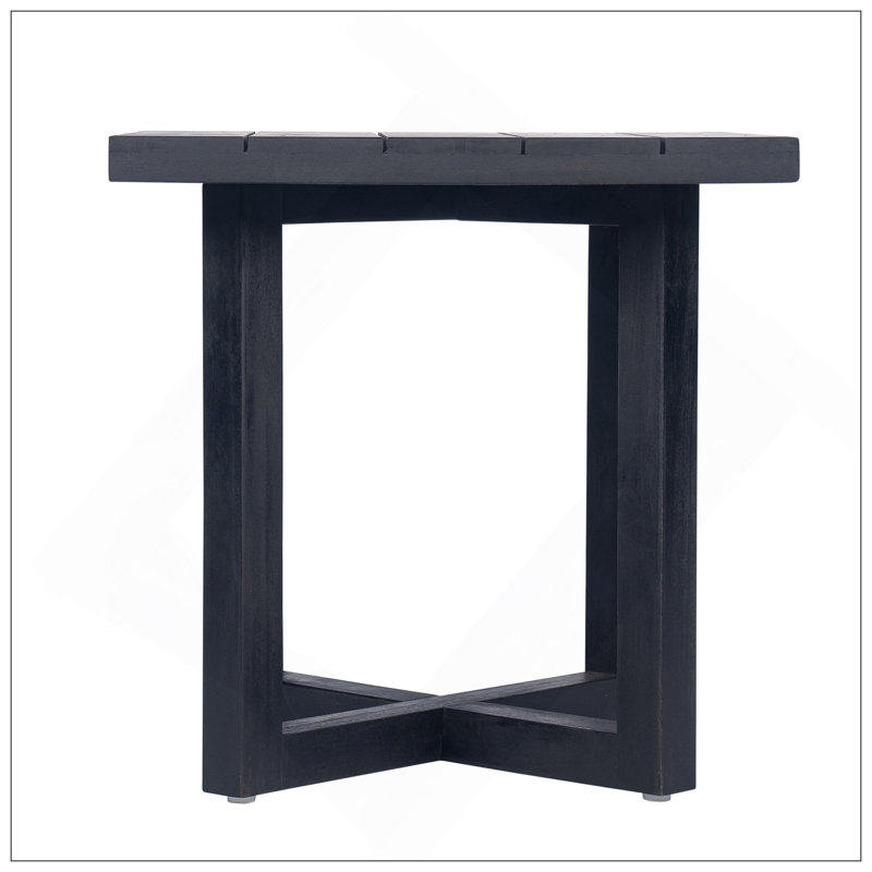 Table d'appoint ELLA SQUARE, noir
