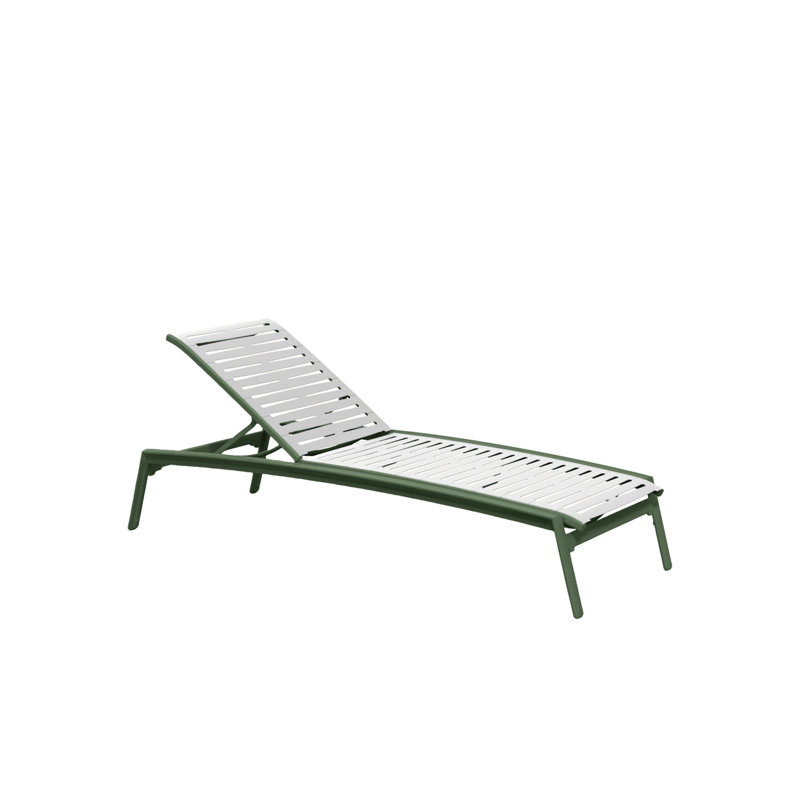 Chaise longue inclinable Elance EZ Span ™, Vinyle neige, Neige