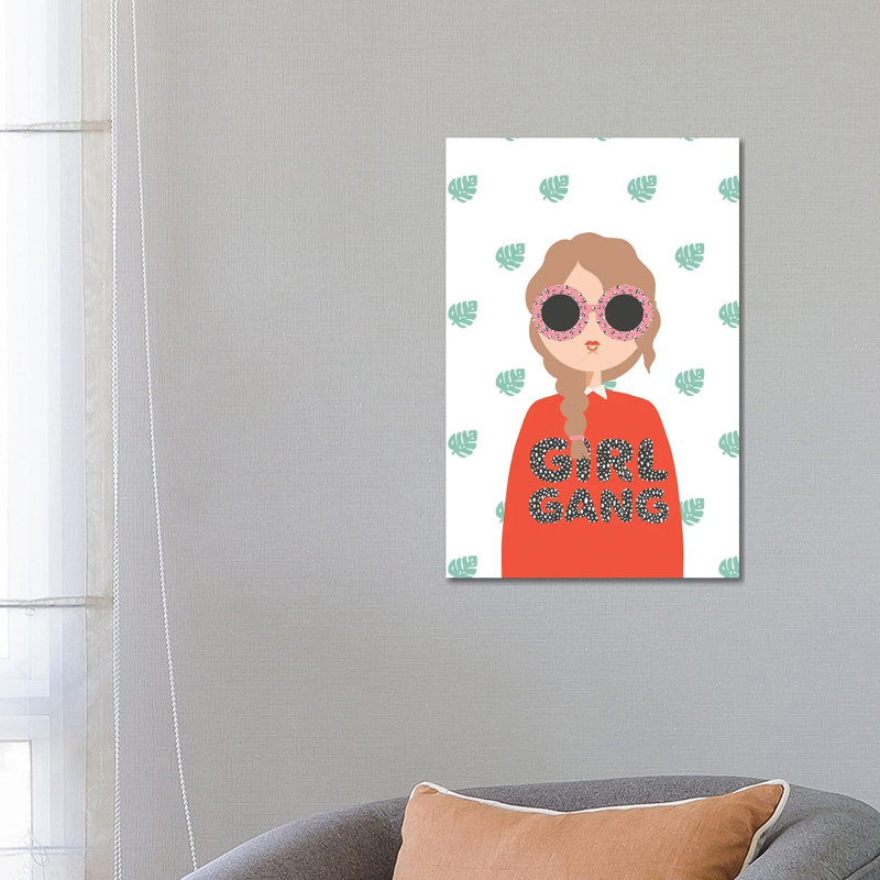 Girl Gang by The Beau Studio - Print on Canvas, 66.04 cm H x 45.72 cm W x 1.91 cm D, Wrapped Canvas