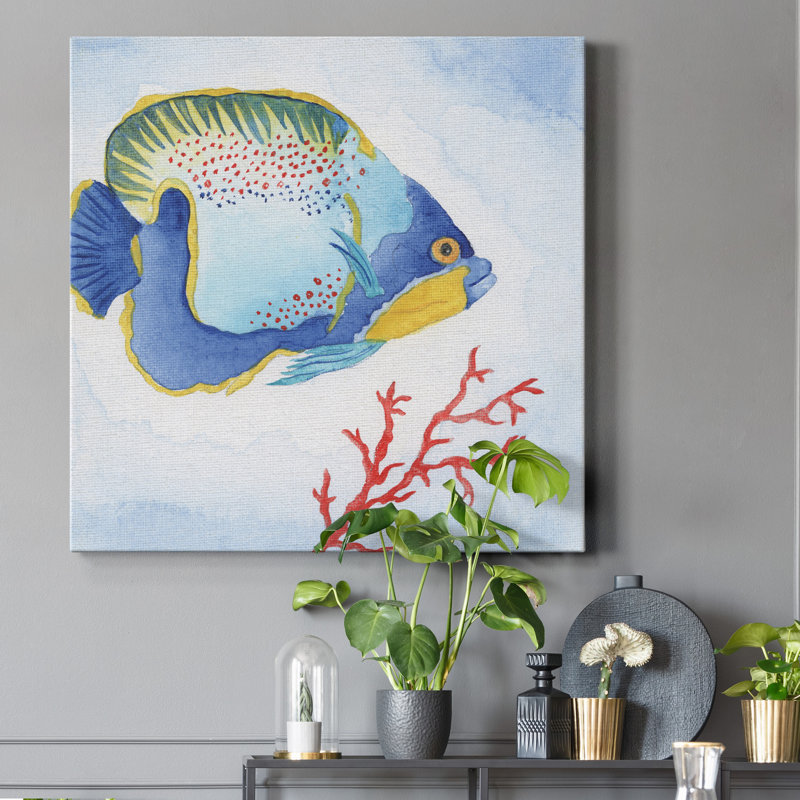 " Galapagos Fish I ", 24" H x 24" W x 1" D