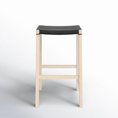 Kellan Upholstered Counter Stool with Solid Wood Frame