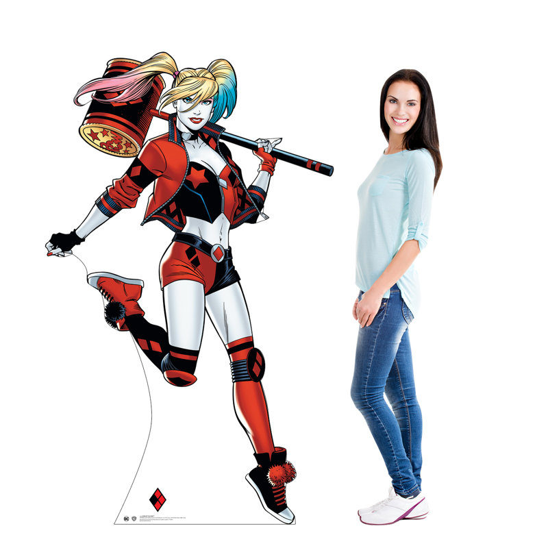 Accroche en carton harley quinn