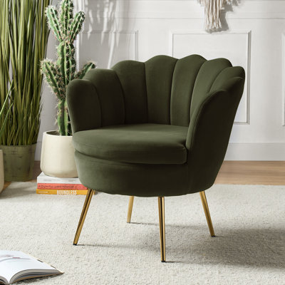 Louise Velvet Modern Task Chair With Ergonomic Design