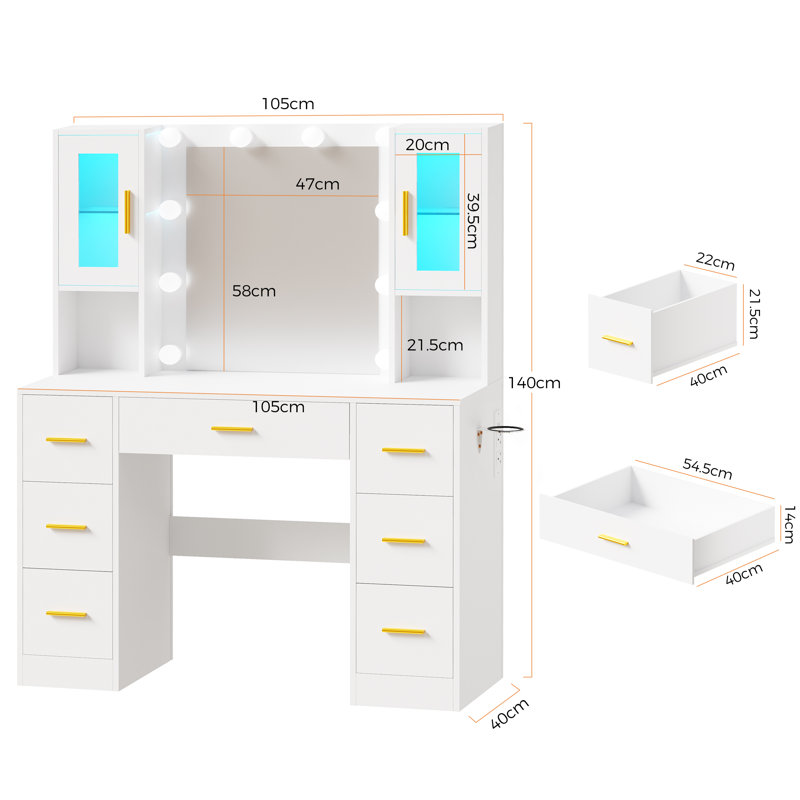 Dressing Table with Mirror