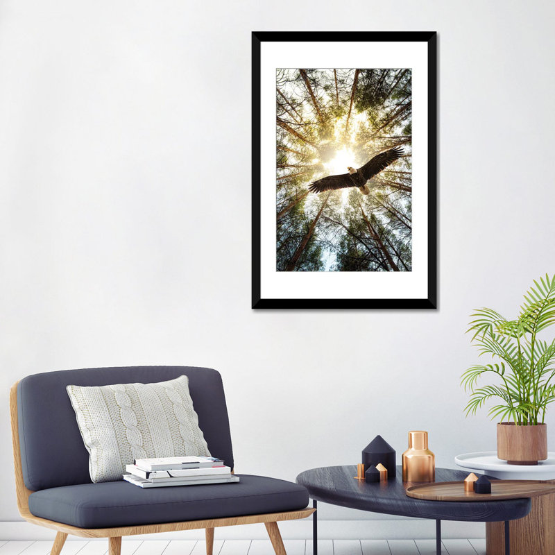 «Master of Heaven Bold Eagle» par Nik Rave - reproduction de photo sur toile tendue, H 32 po x l 24 po x P 1 po
