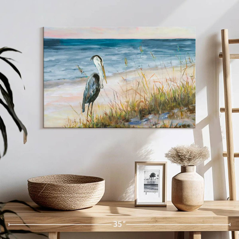 Brampt Heron Ocean View, 16" H x 24" W