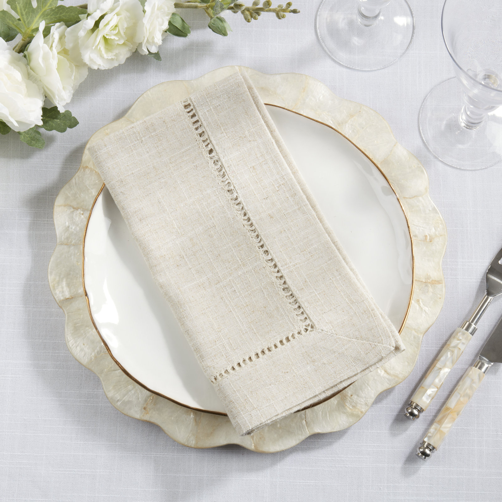 Cowen 20" Napkin, Natural, 22" Square