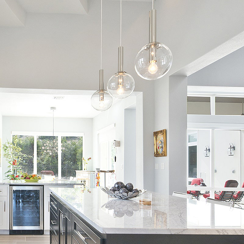 Bubbles 3 - Light Pendant, Satin Brass, 22" H x 20" W x 20" D