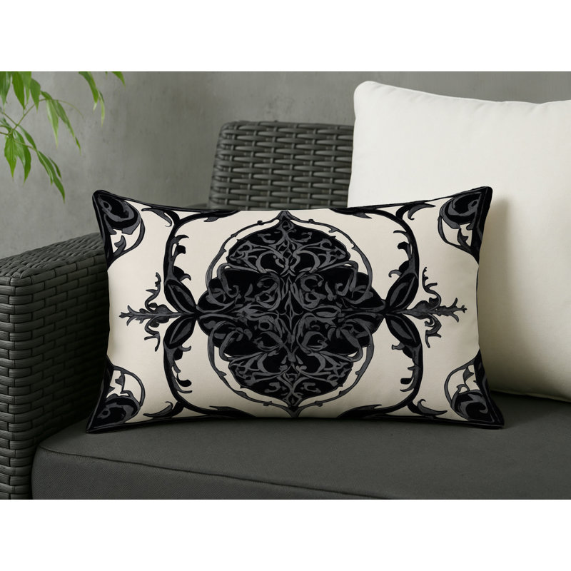 Shadow Crown Indoor And Outdoor Pillow, Rectangle 25"H x 18"W
