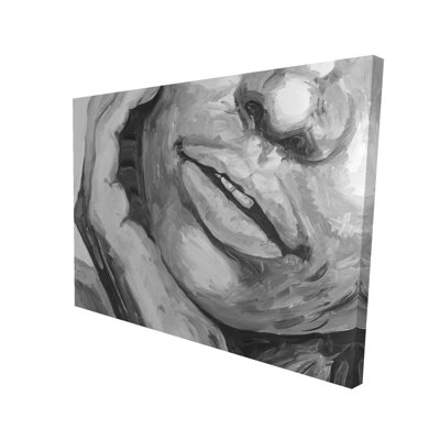 Irresistible Lips - Gray Canvas Home Decor for Women