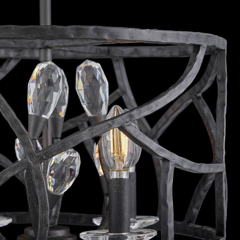 Luminaire suspendu tambour 4 lumières Eve