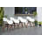Anautica 4 - Person Eucalyptus Solid Wood Patio Dining Set Umbrella Hole Included Round Table