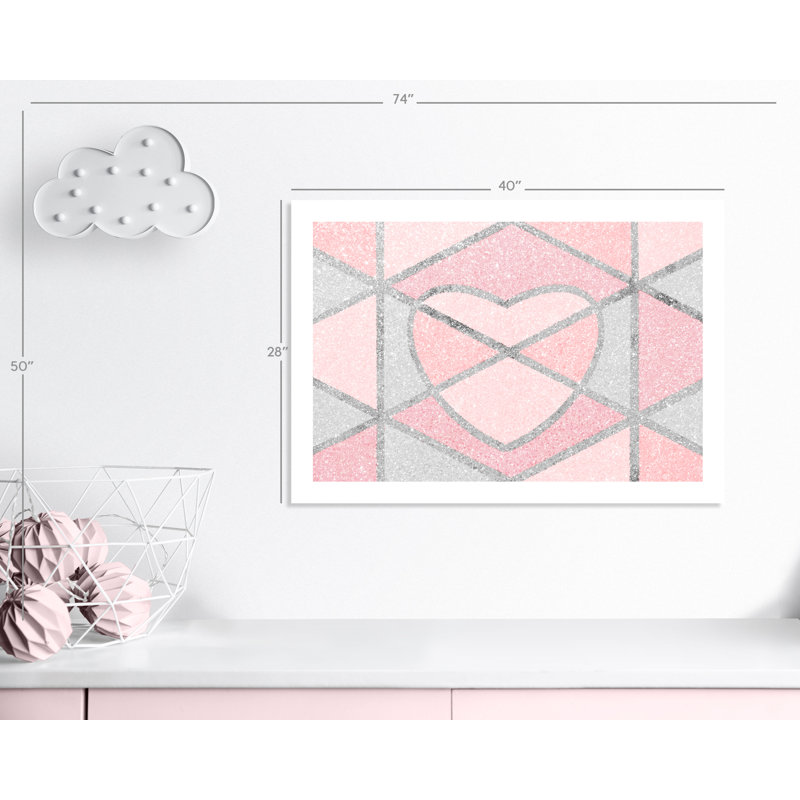 Décoration murale Se segmented Emotion 1, pour enfants, H 28 po x l 40 po x P 1 po, Papier
