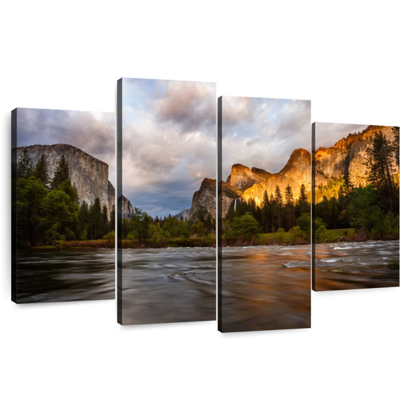 Alvord Yosemite Calm River, 48" H x 75" W