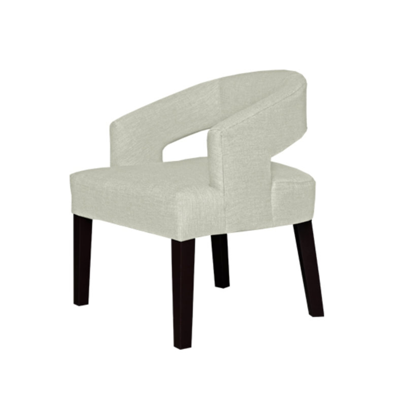 Fauteuil demi-tonneau Carly, Noir d'Irlande, Noir