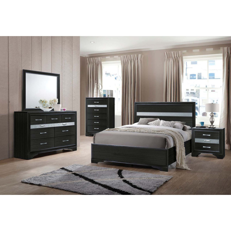 Cobourg Bed, Twin, Black